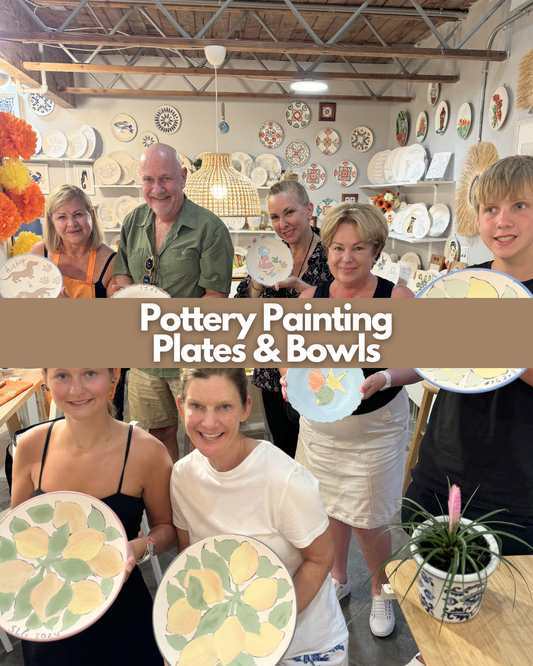 Pottery Painting - Plates & Bowls