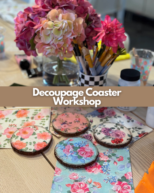 Decorative Decoupage Coaster Workshop