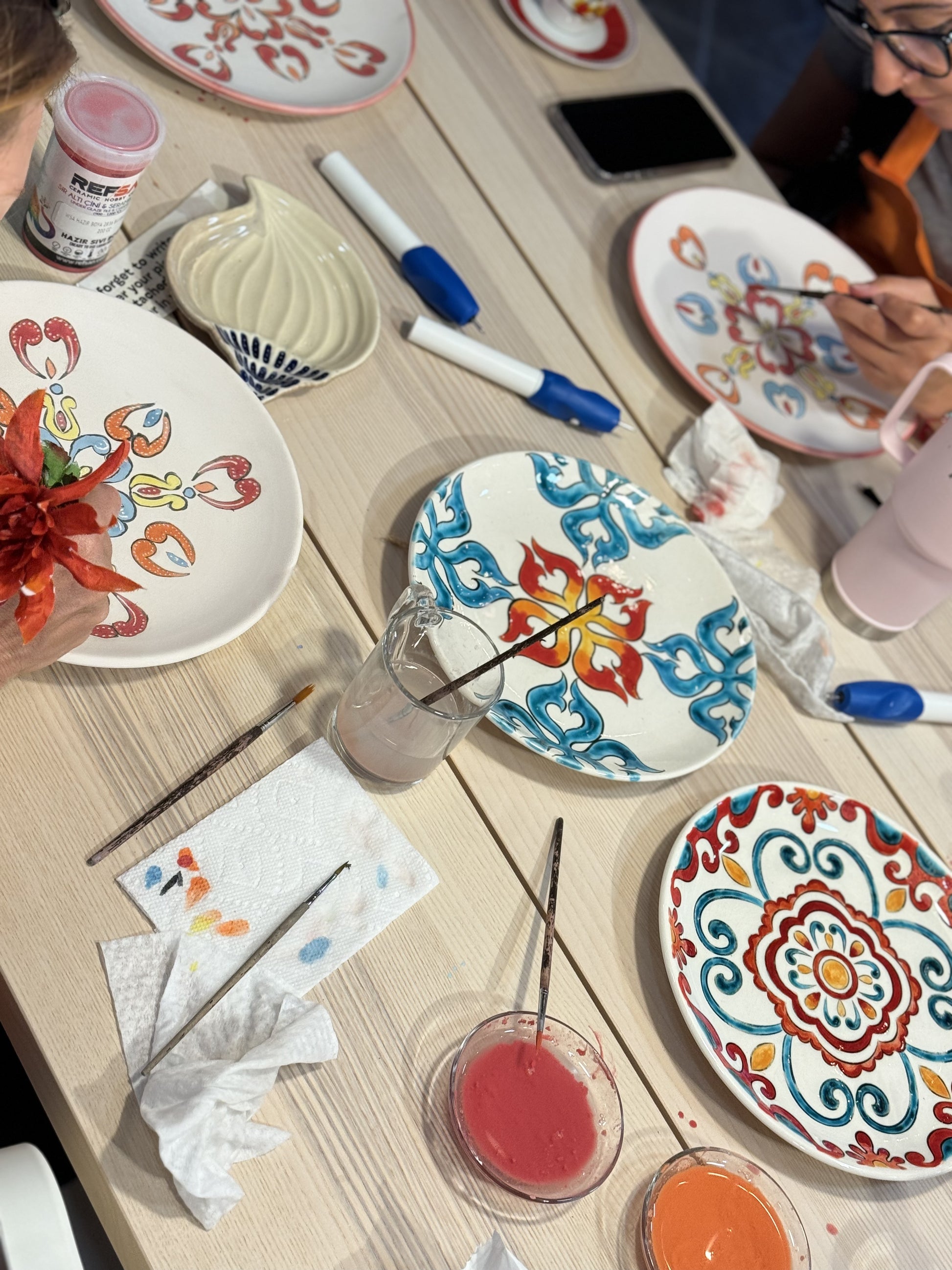 Turkish Ceramic Painting Workshop