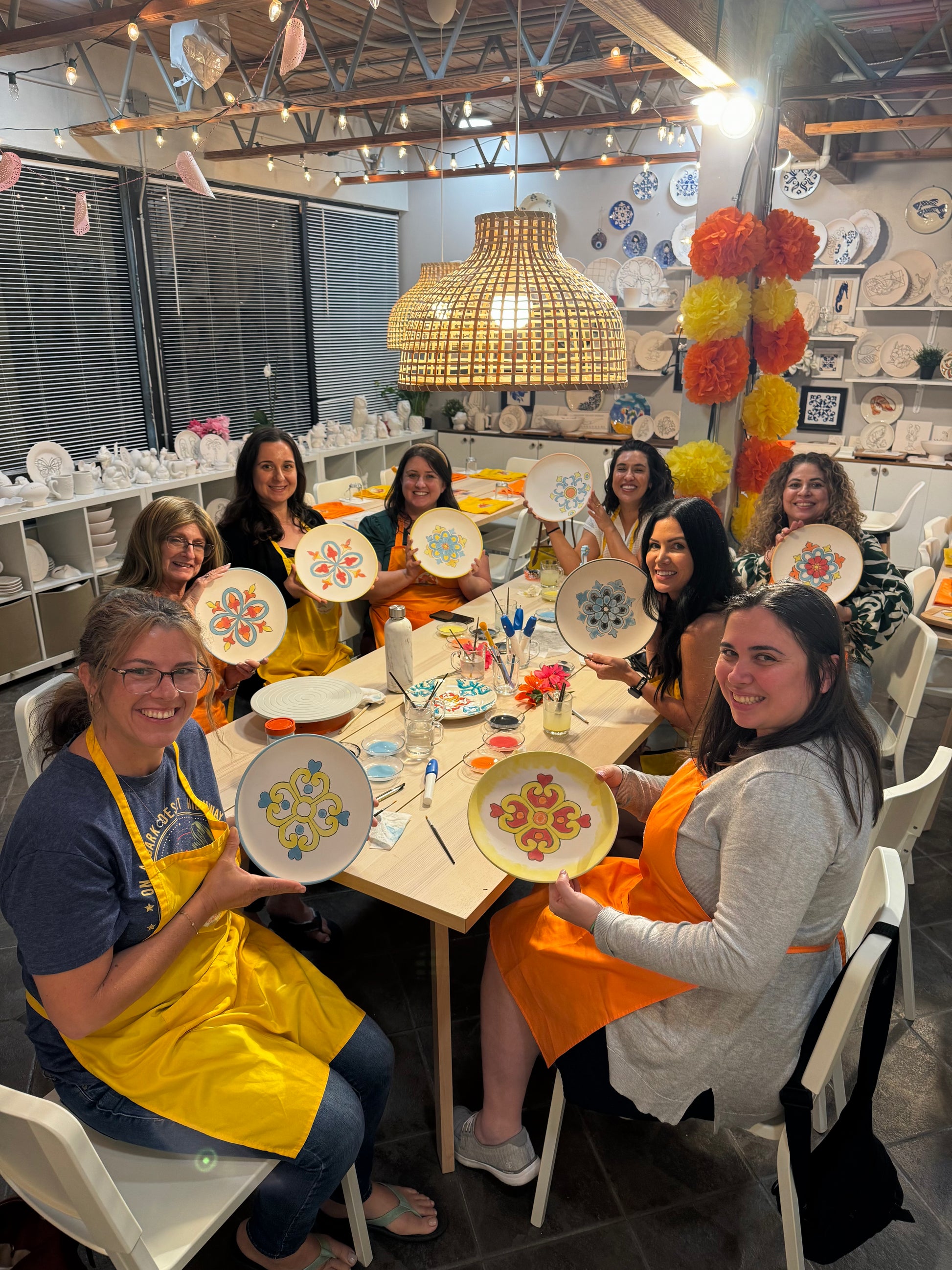 Turkish Ceramic Painting Workshop