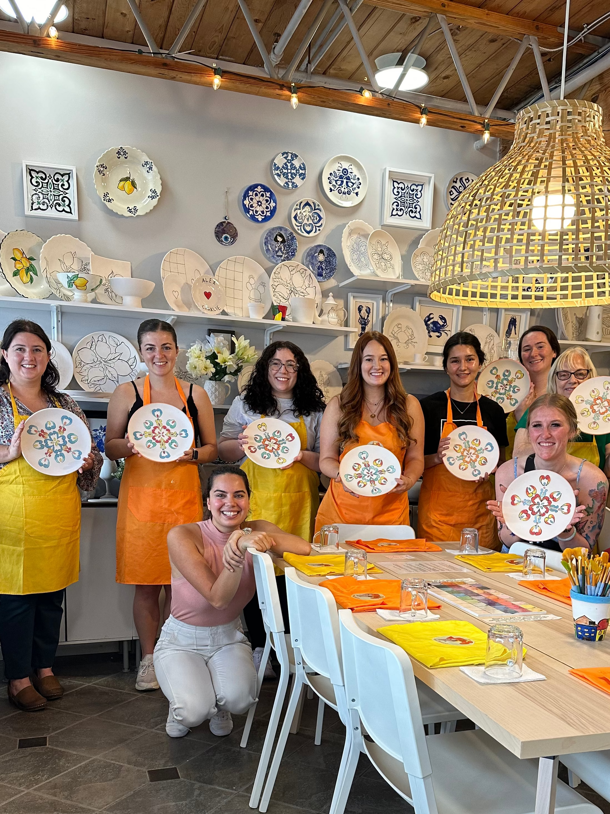 Turkish Ceramic Painting Workshop