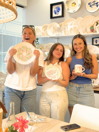 Pottery Painting - Mugs, Glasses, Teapots & Pitchers
