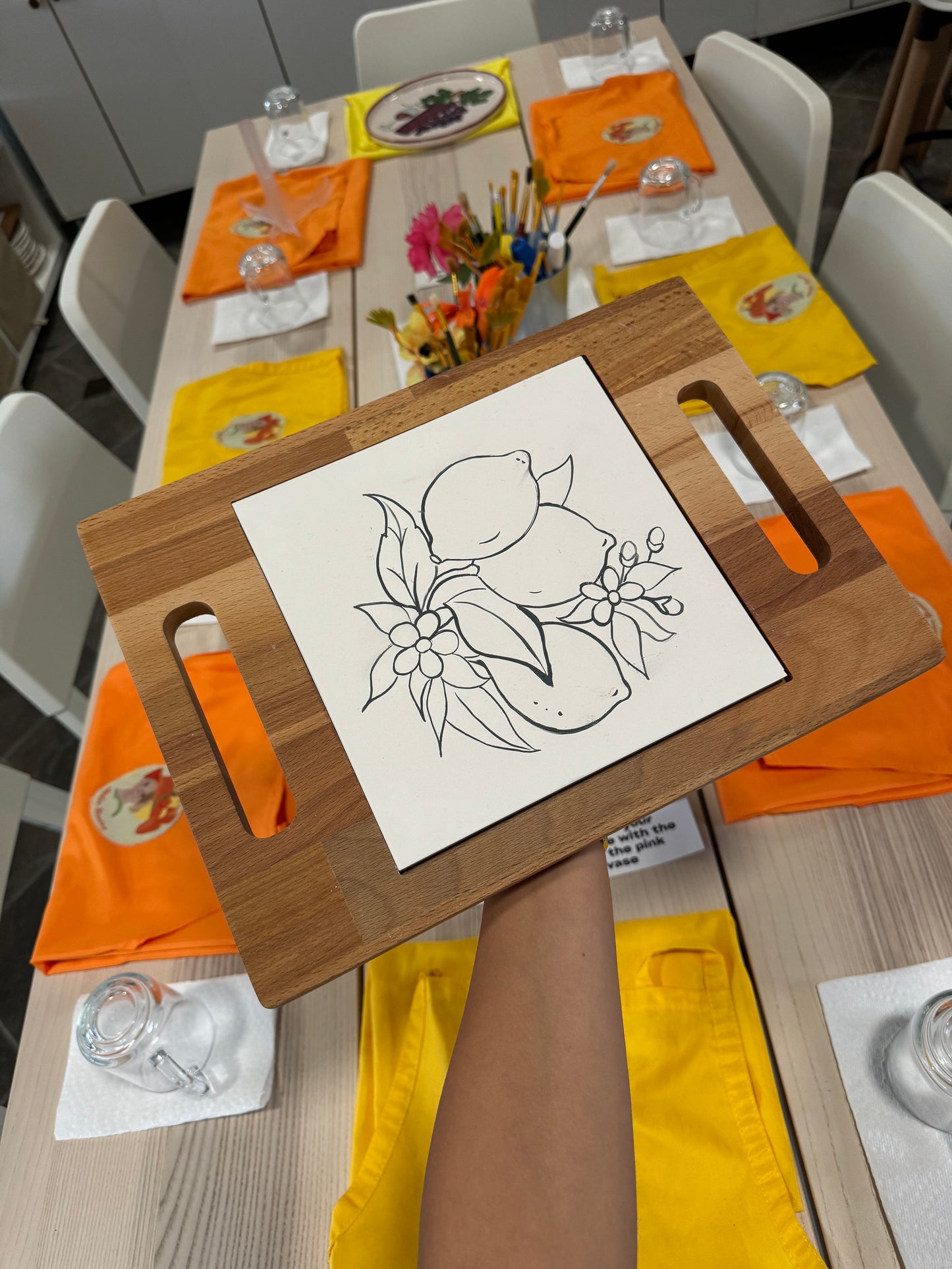 Pottery Painting - Charcuterie Boards & Serving Trays