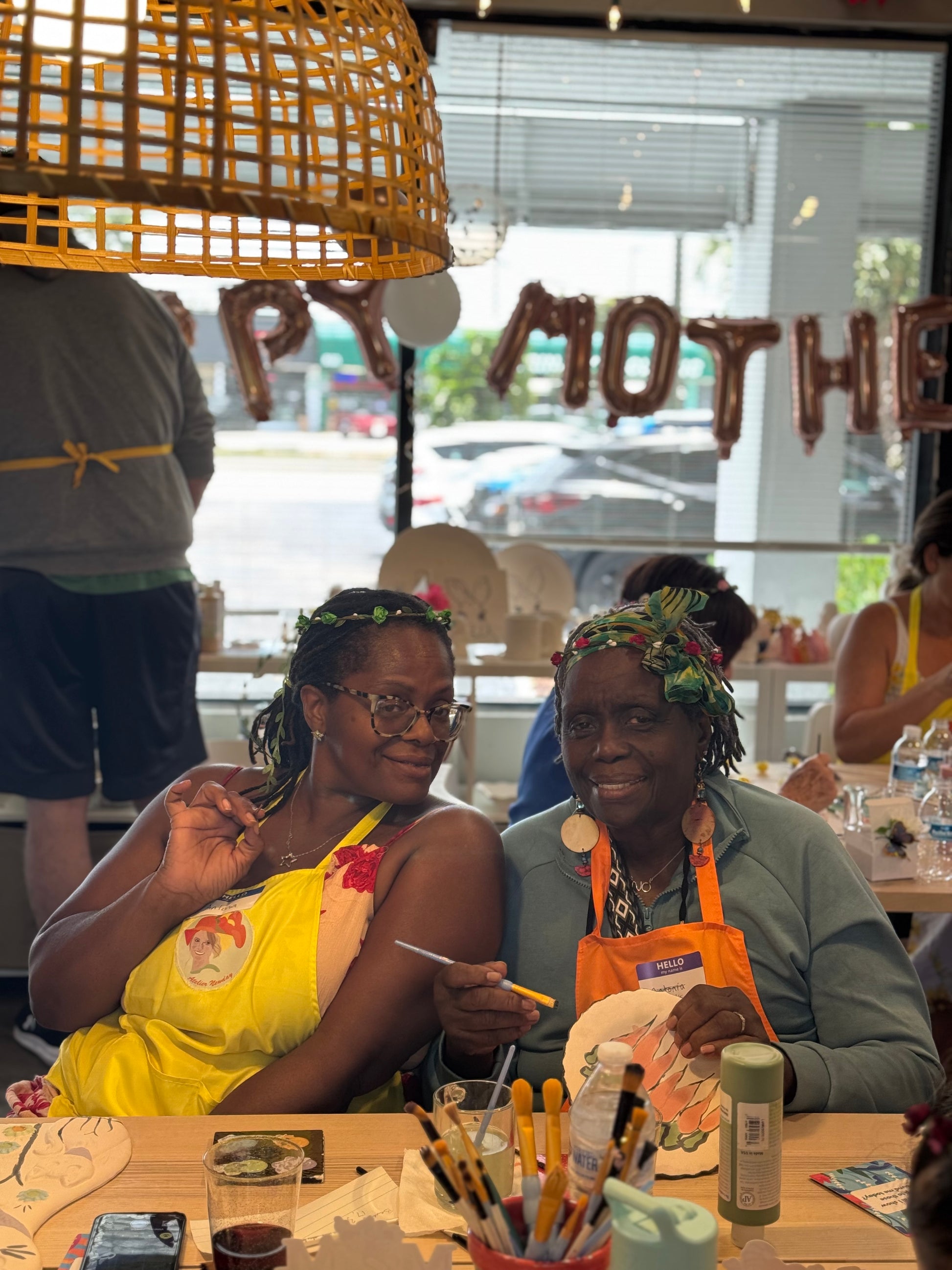 Mother's Day Pottery Painting Event