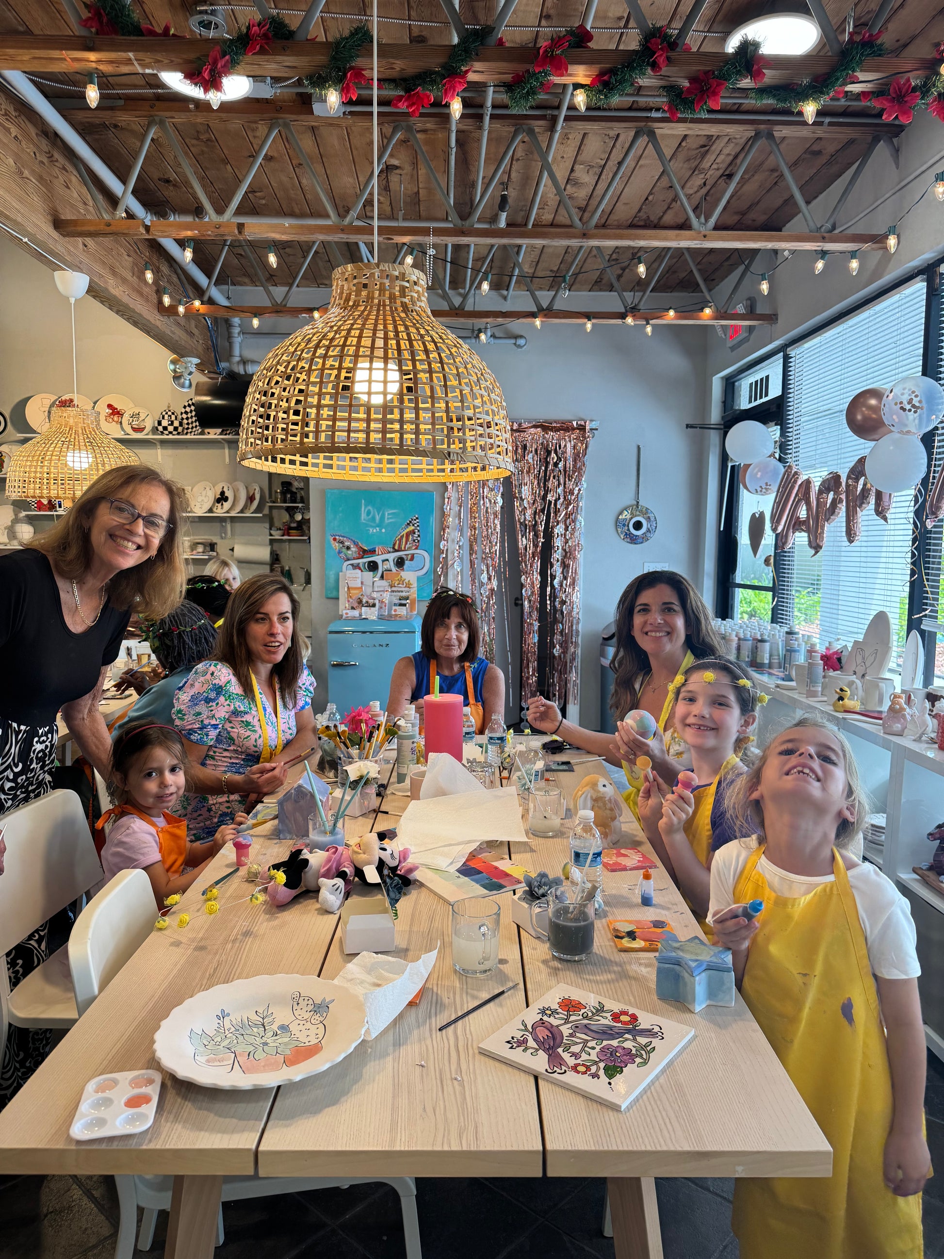 Mother's Day Pottery Painting Event