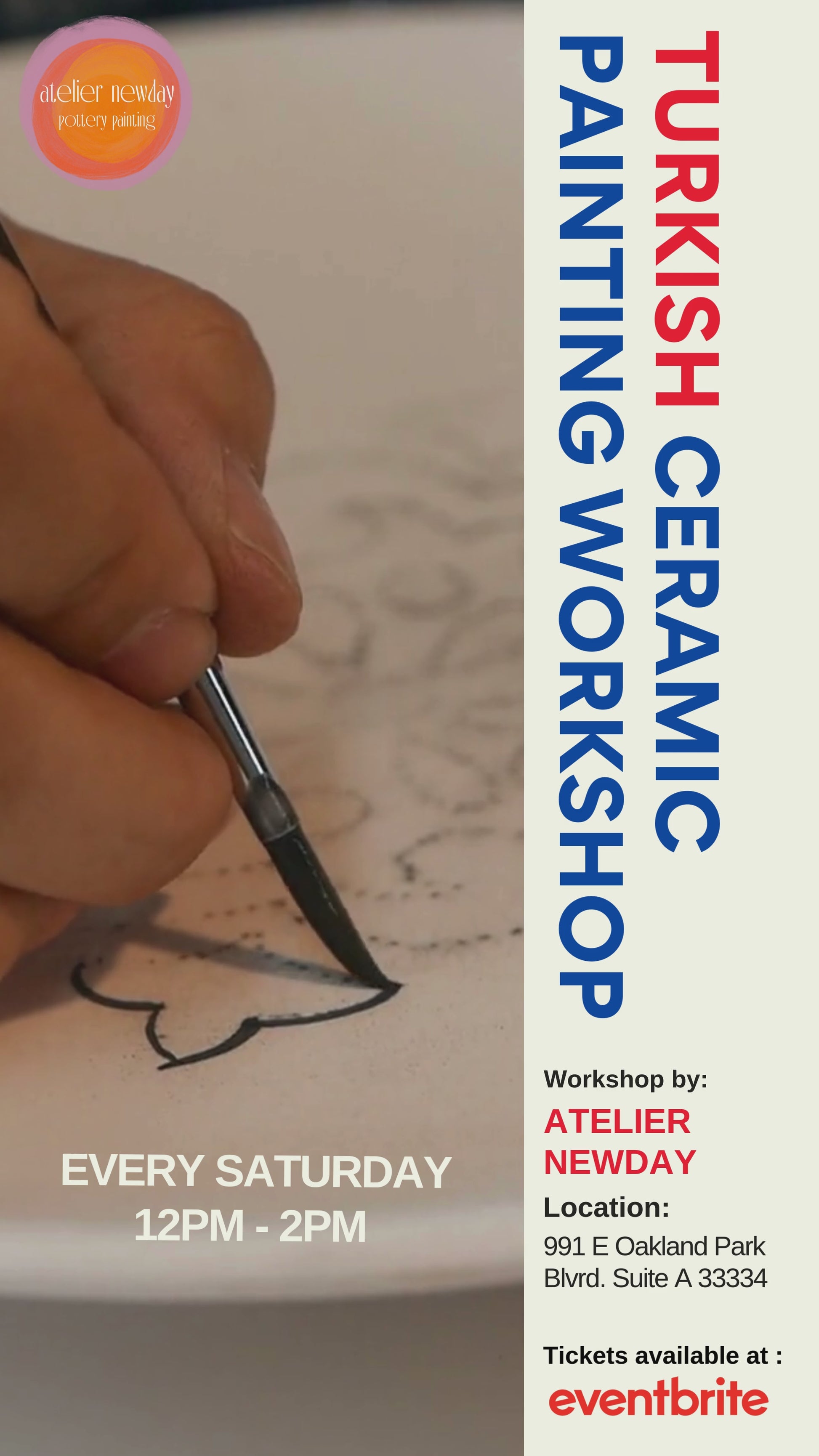 Turkish Ceramic Painting Workshop