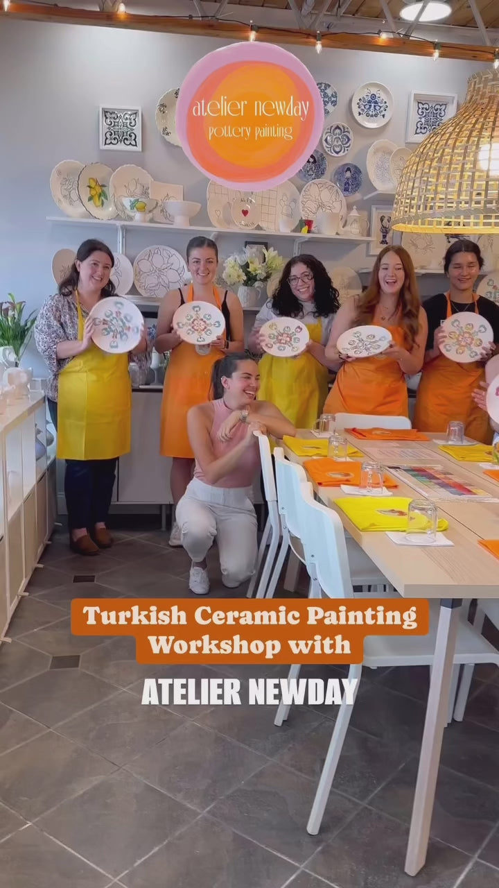 Turkish Ceramic Painting Workshop