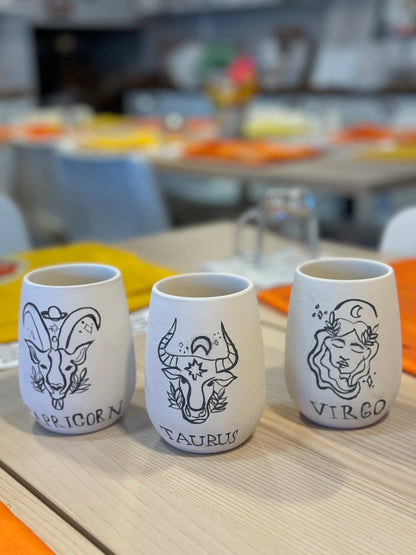 Pottery Painting - Mugs, Glasses, Teapots & Pitchers